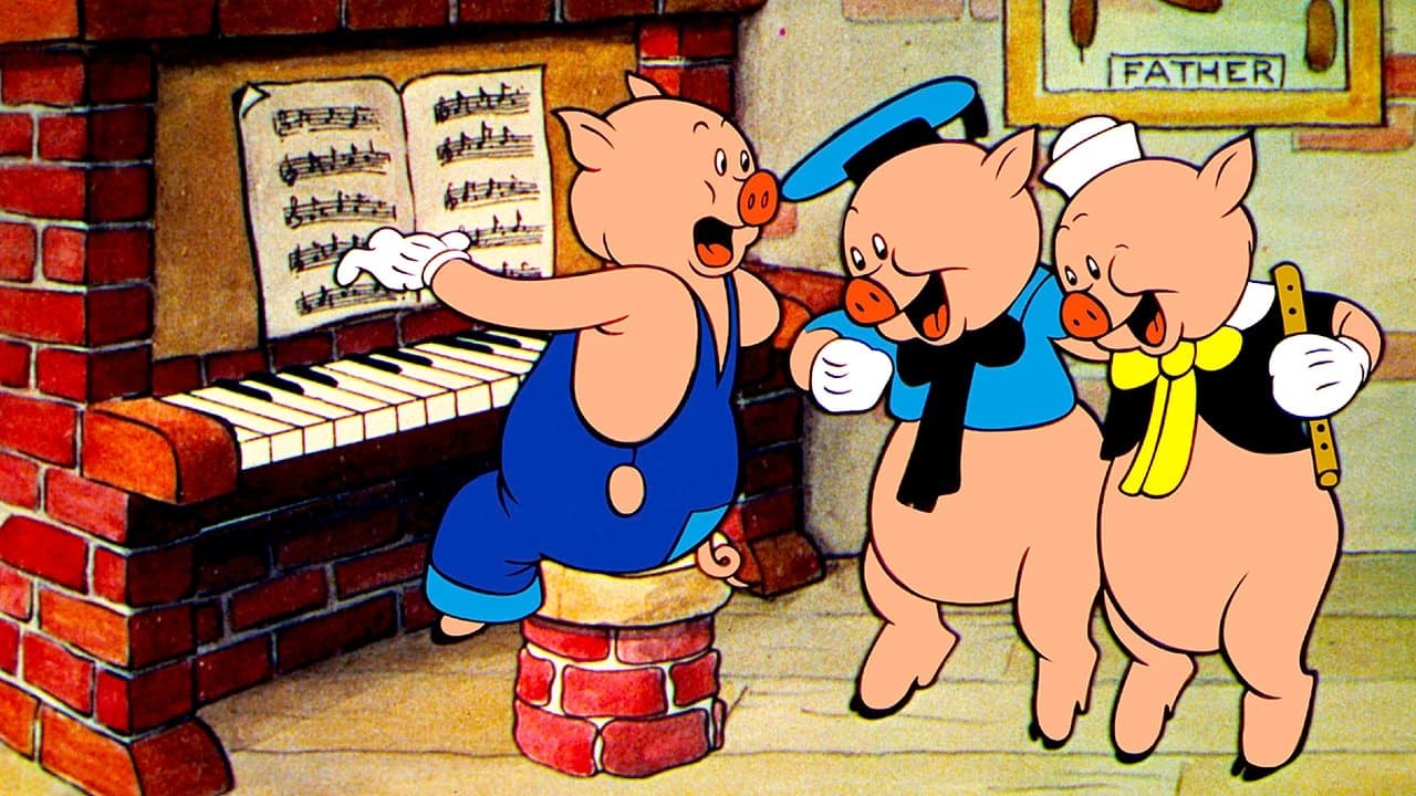 Szene aus Die drei kleinen Schweinchen