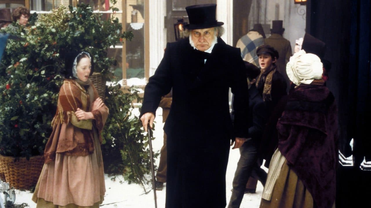 Szene aus Charles Dickens' Weihnachtsgeschichte
