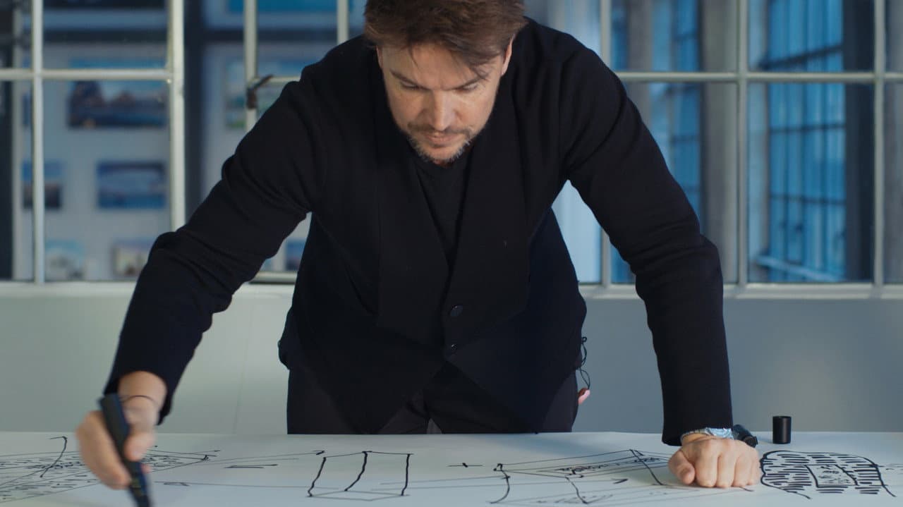 Szene aus Big Time: Historien om Bjarke Ingels