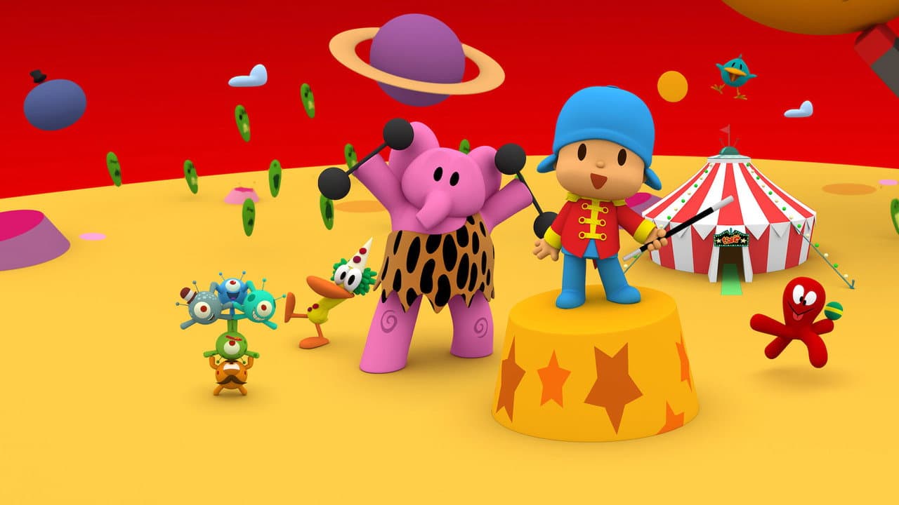 Szene aus Pocoyo y el Circo Espacial