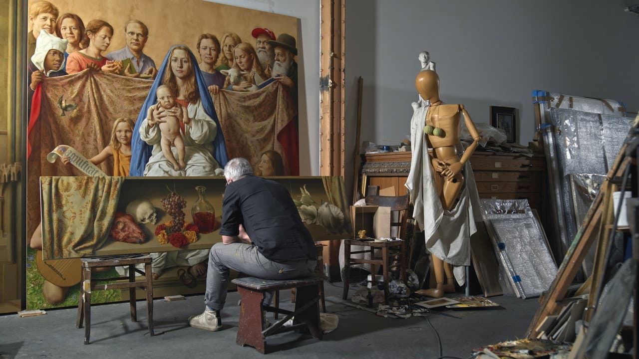 Szene aus Triegel trifft Cranach - Malen im Widerstreit der Zeiten
