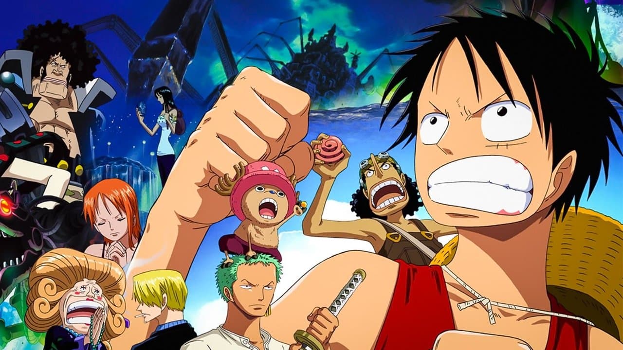 Szene aus One Piece: Schloss Karakuris Metall-Soldaten