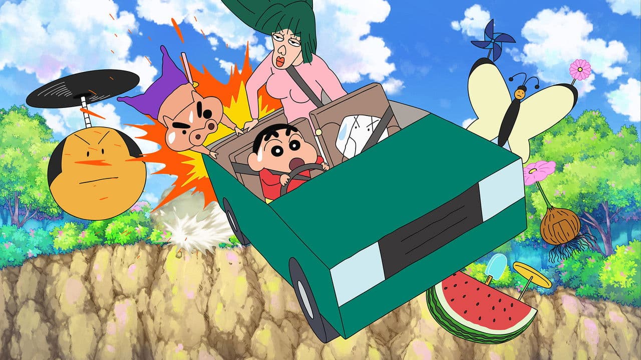 Szene aus Shinchan: Crash! Königreich Kritzel und fast vier Helden