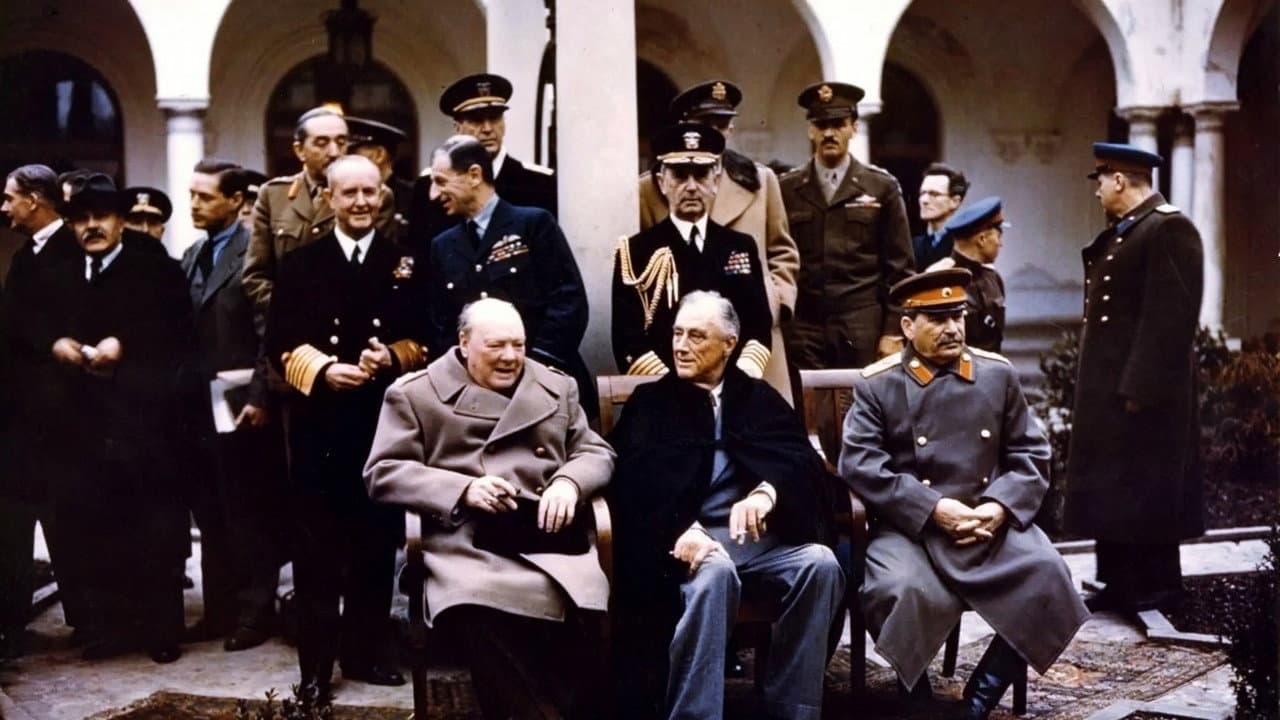 Szene aus Churchill, Roosevelt & Stalin – Der Weg nach Jalta