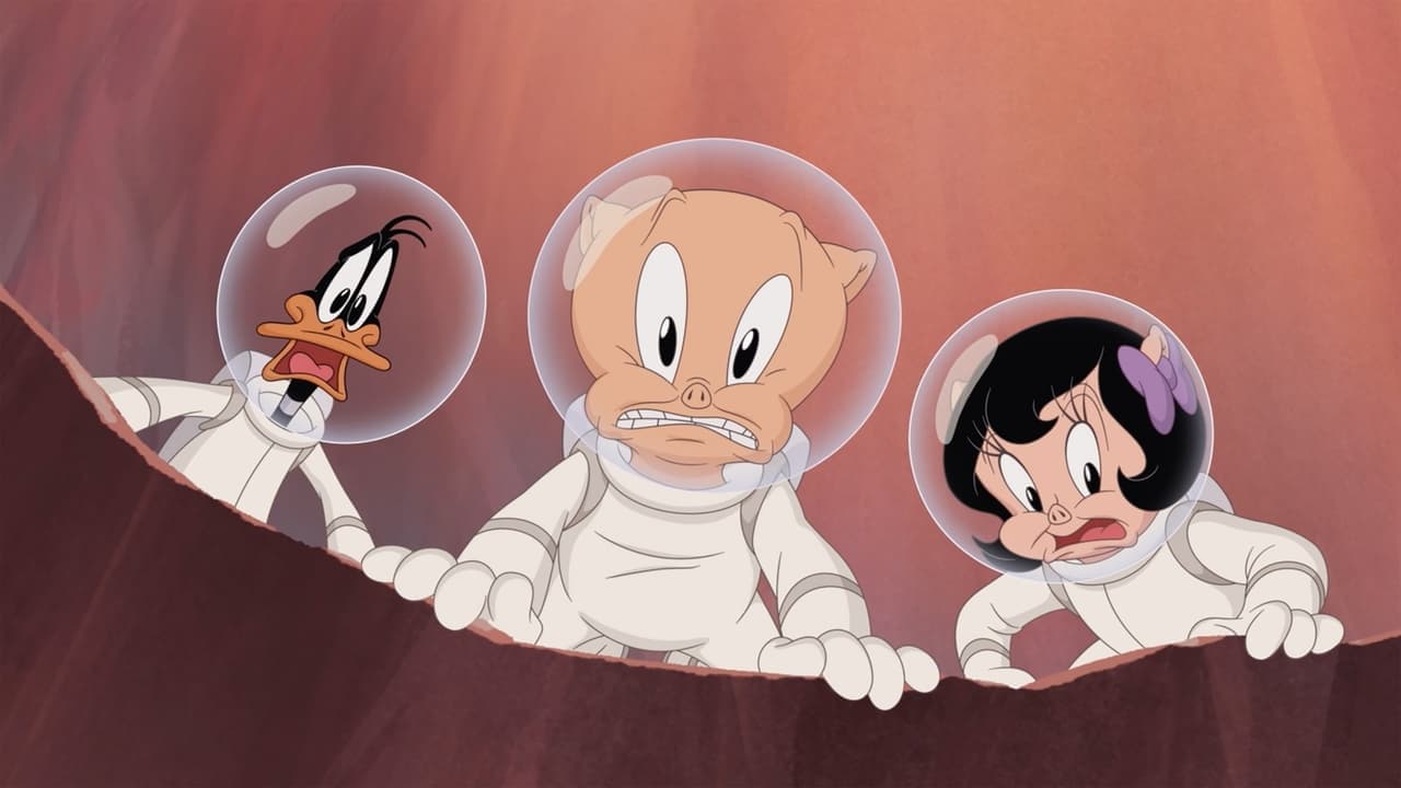 Szene aus Ein klebriges Abenteuer: Daffy Duck und Schweinchen Dick retten den Planeten