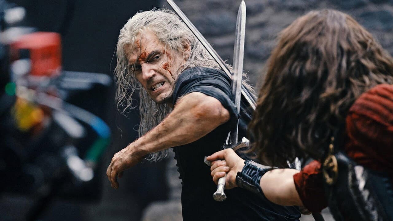 Szene aus The Witcher: Die Entstehung der Folgen