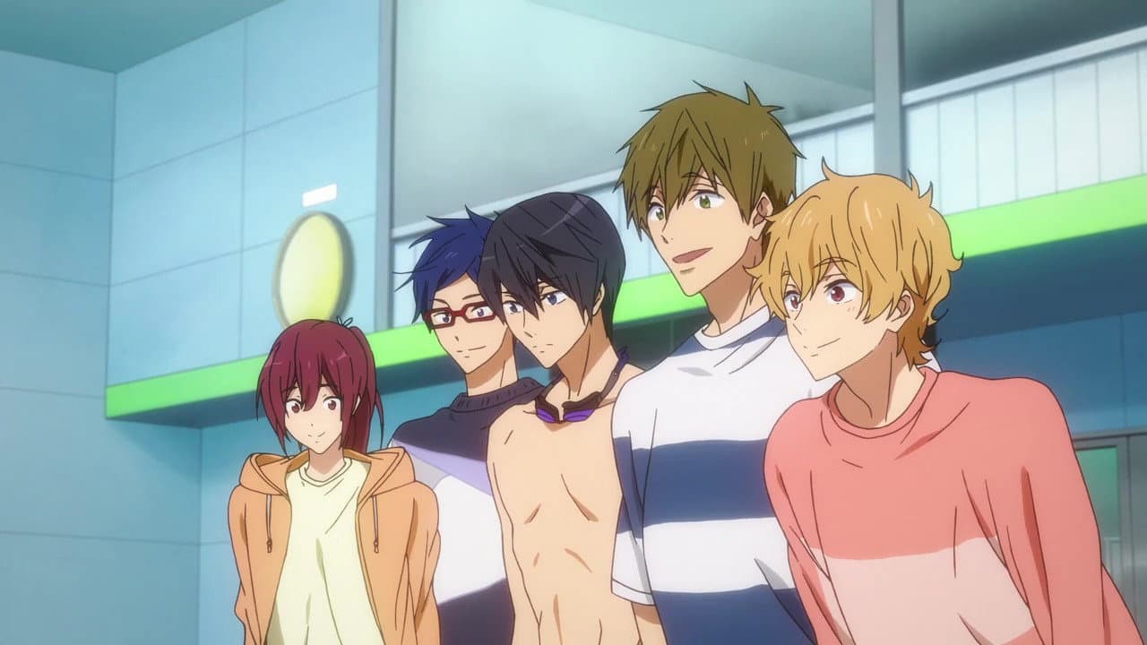Szene aus Free! Take Your Marks