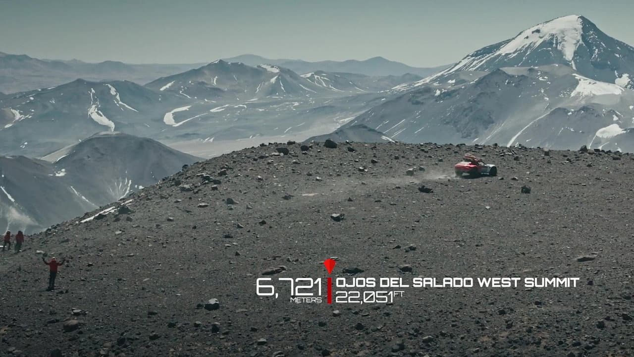 Szene aus Edith: Porsche's Volcano Ascent