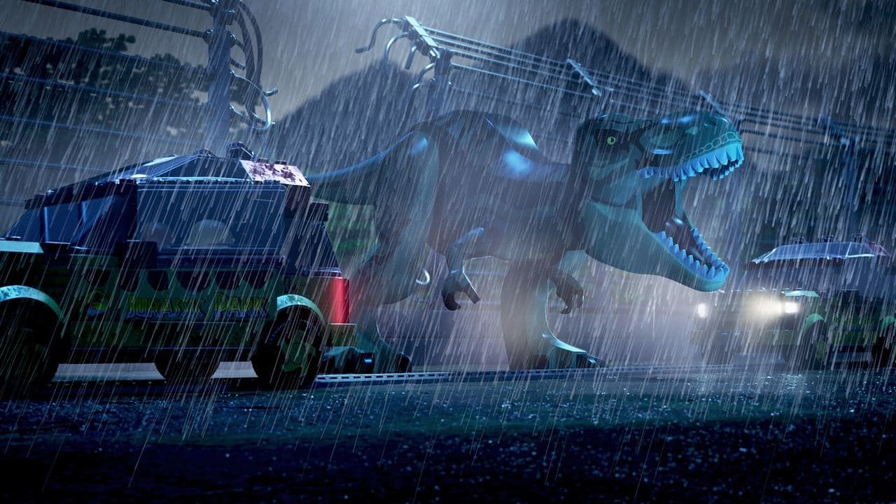 Szene aus LEGO Jurassic Park: The Unofficial Retelling
