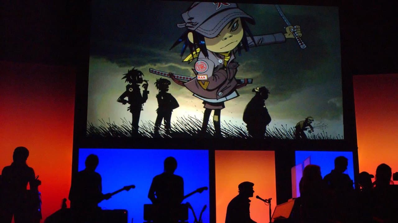 Szene aus Gorillaz - Demon Days Live at the Manchester Opera House