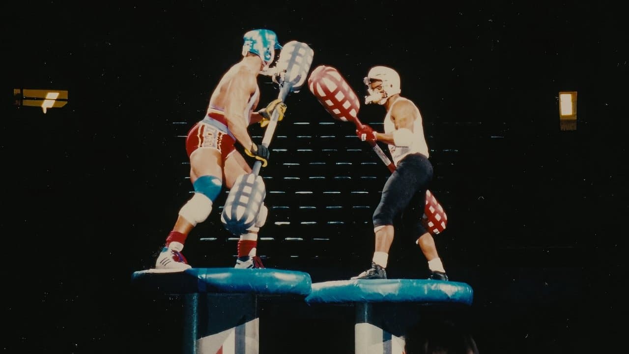Szene aus Muscles & Mayhem: An Unauthorized Story of American Gladiators