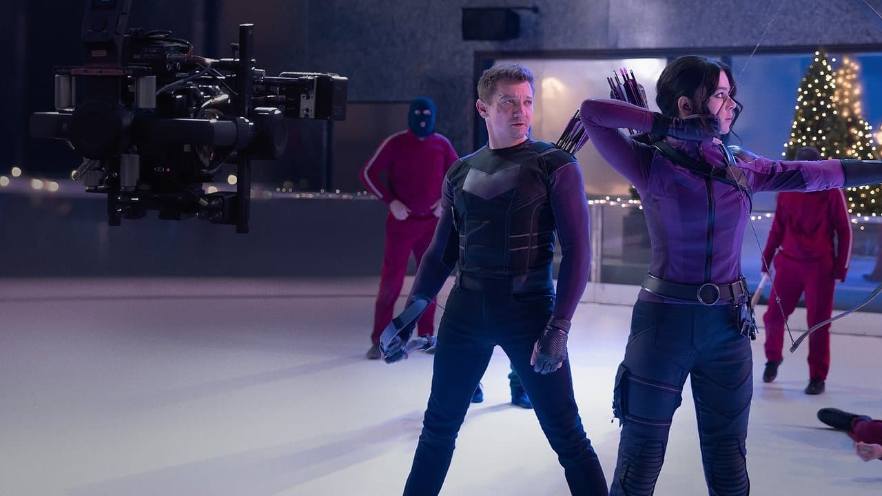 Szene aus GEMEINSAM UNBESIEGBAR: Das Making of Hawkeye