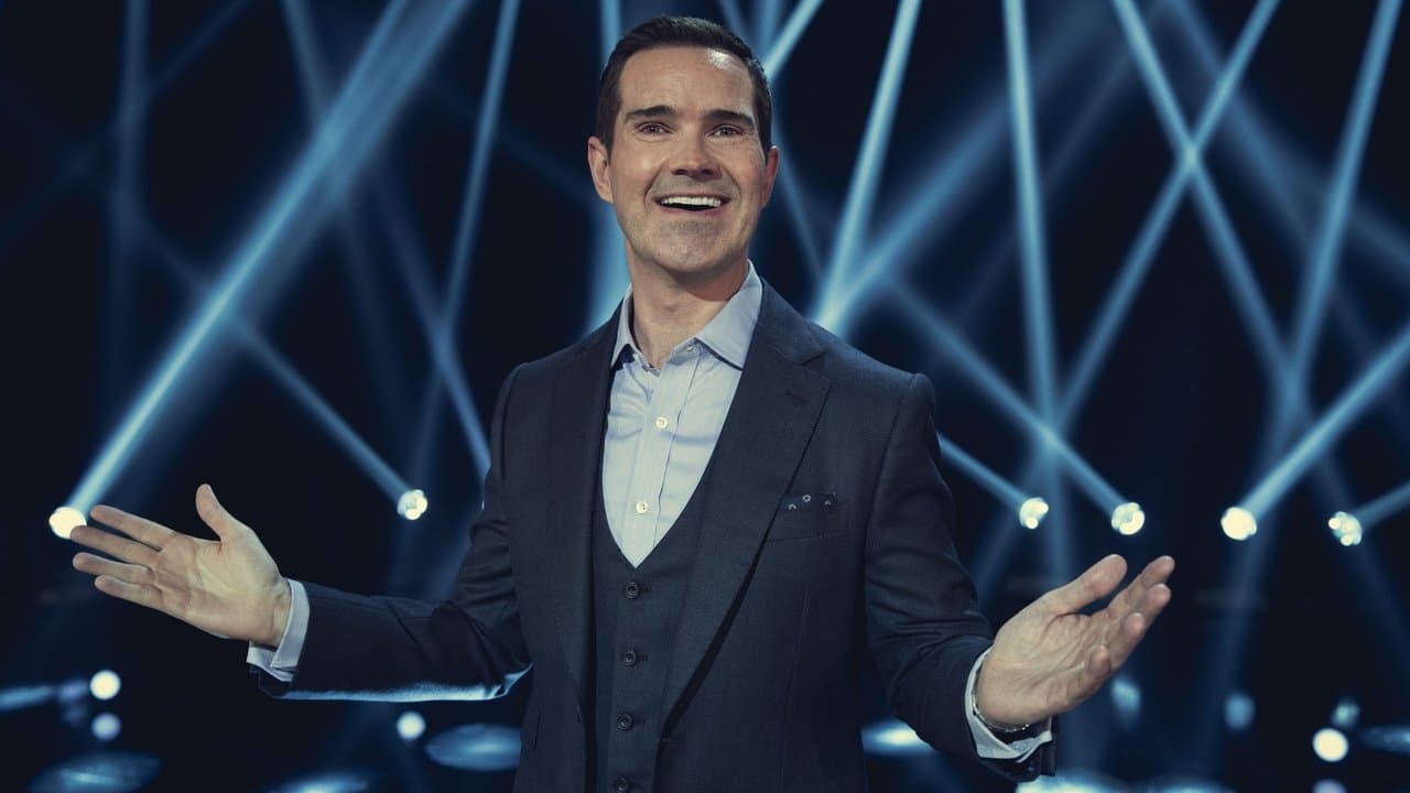 Szene aus Jimmy Carr: His Dark Material
