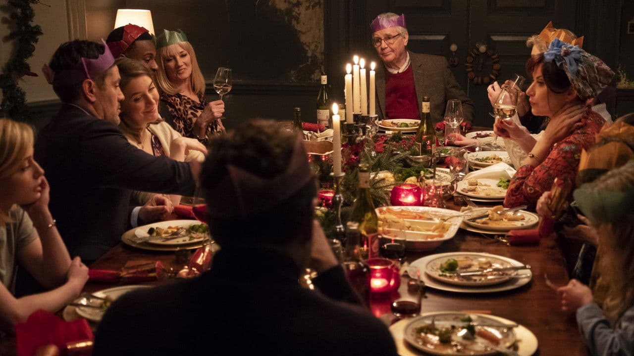 Szene aus Weihnachten mit der Familie