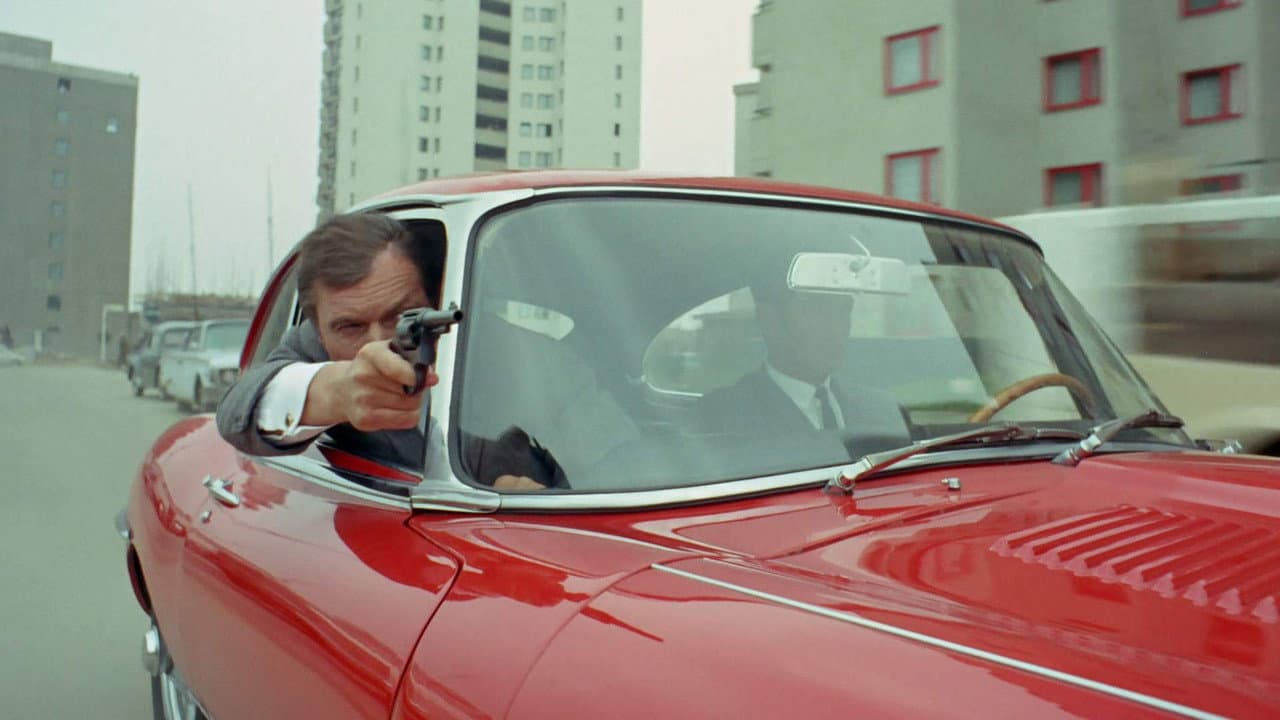 Szene aus Jerry Cotton - Der Tod im roten Jaguar