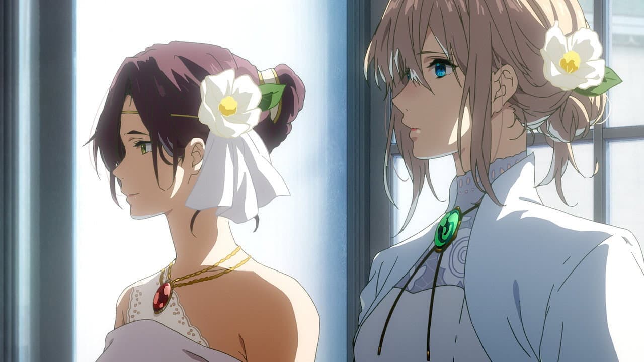 Szene aus Violet Evergarden und das Band der Freundschaft