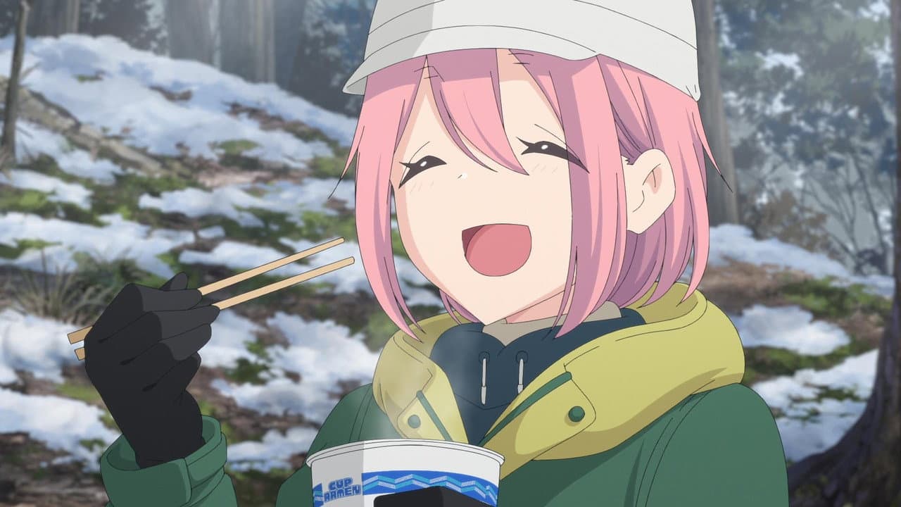 Szene aus Laid-Back Camp Movie