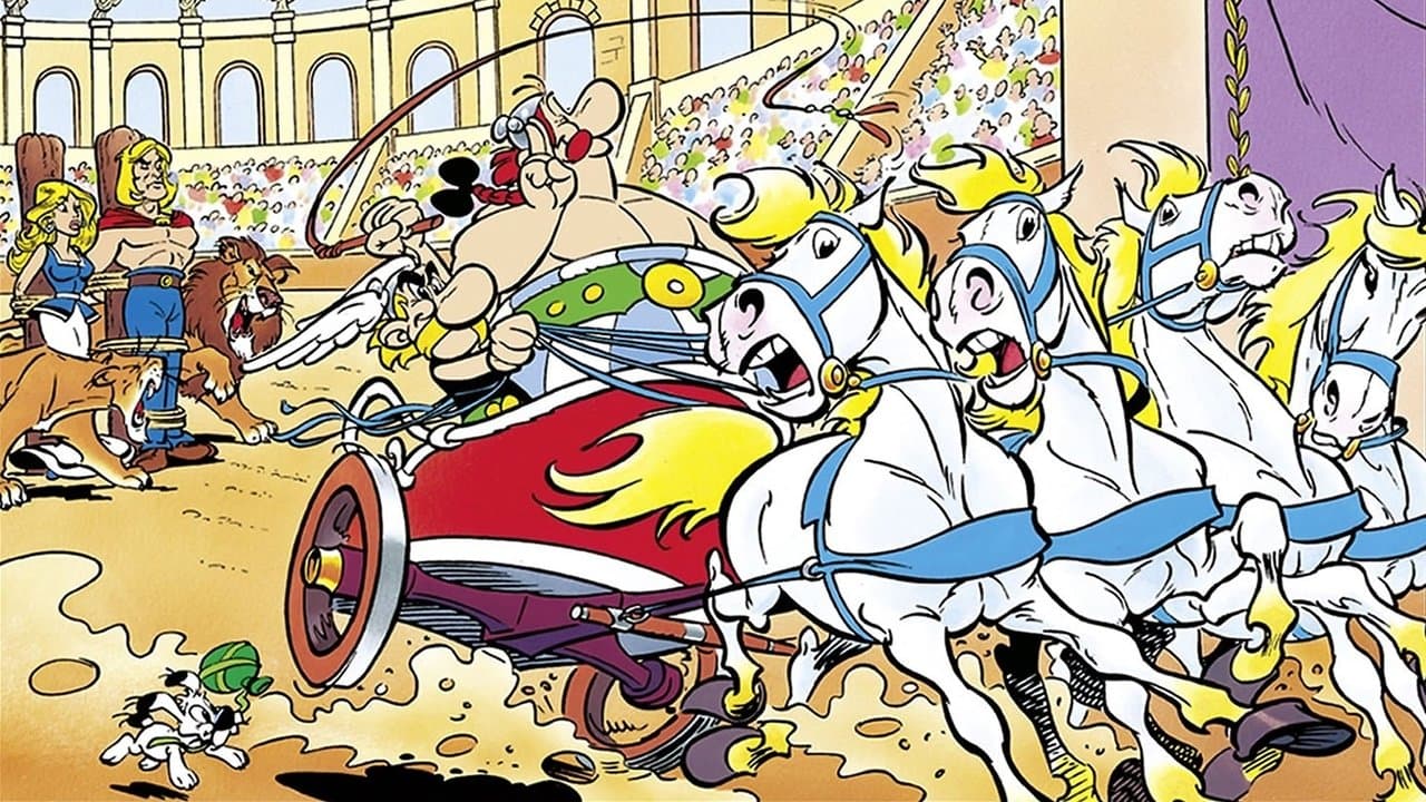 Szene aus Asterix - Sieg über Cäsar