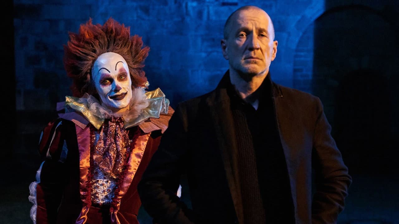Szene aus Carneval - Der Clown bringt den Tod