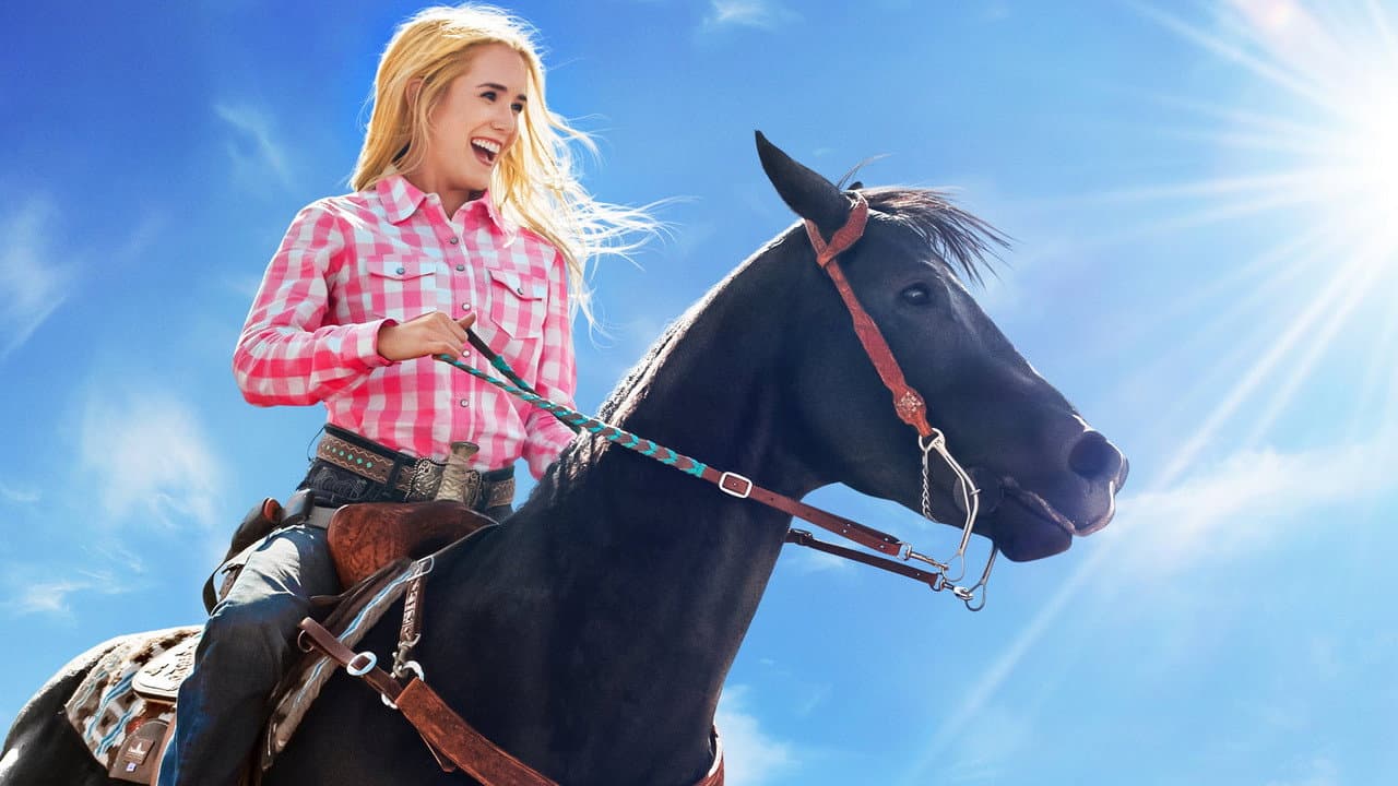 Szene aus Laufen. Reiten. Rodeo.