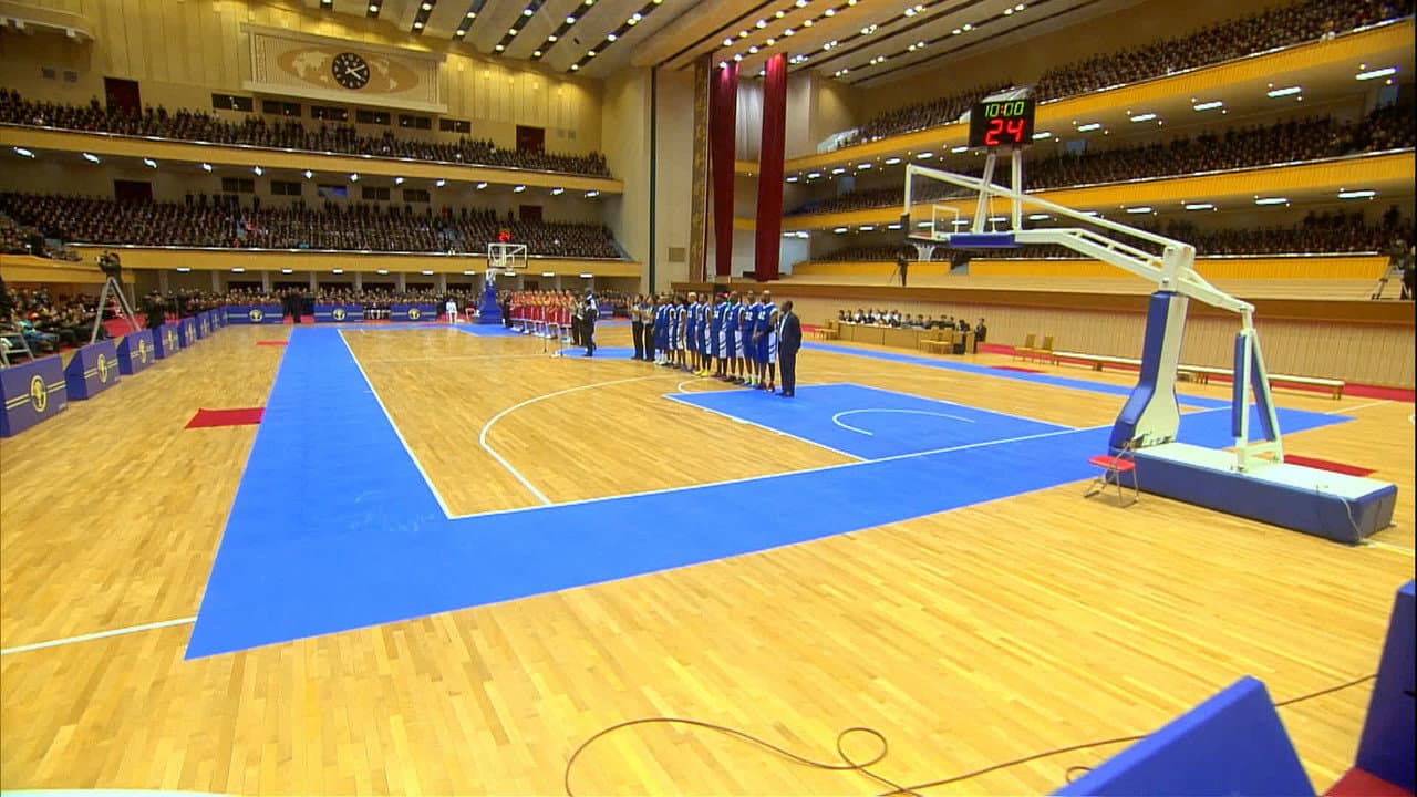 Szene aus Dennis Rodman's Big Bang in PyongYang