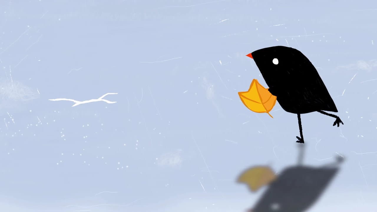 Szene aus Der kleine Vogel und das Blatt
