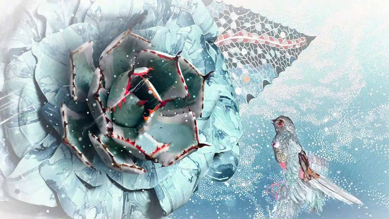 Szene aus Oscar Wilde's the Nightingale and the Rose