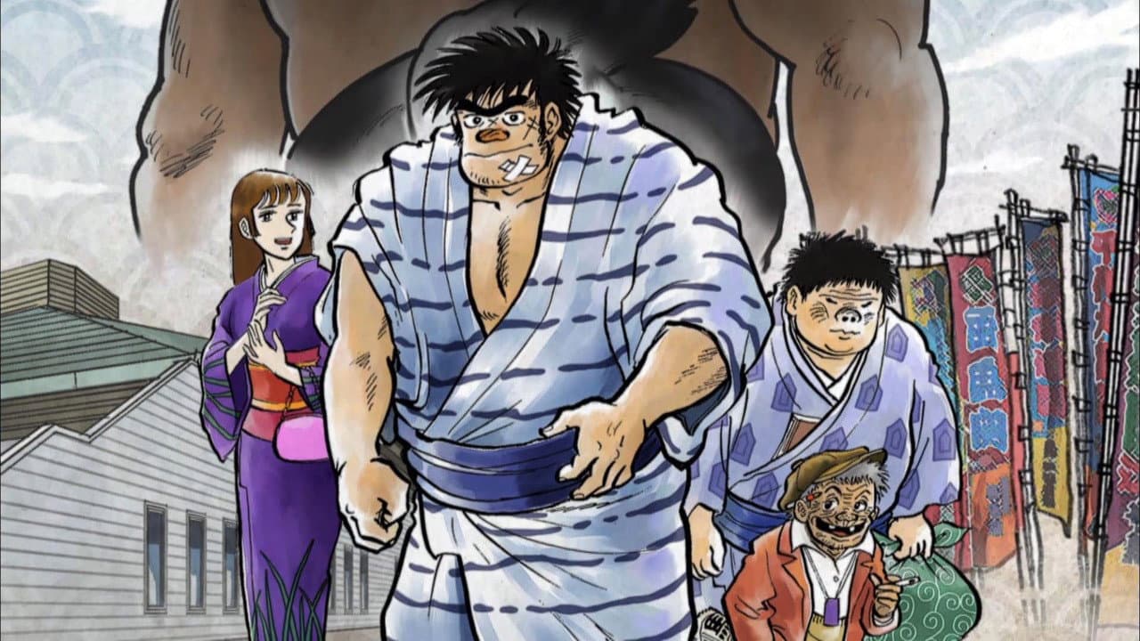 Szene aus Rowdy Sumo Wrestler Matsutaro