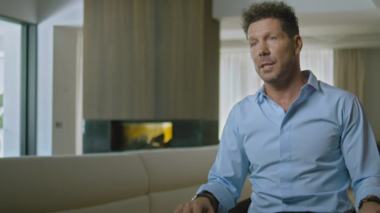Szene aus Simeone. Vivir partido a partido