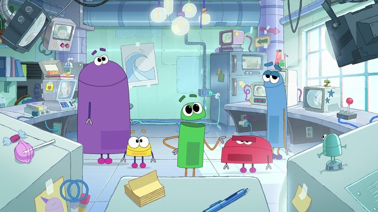 Szene aus Antwortenrunde mit den StoryBots