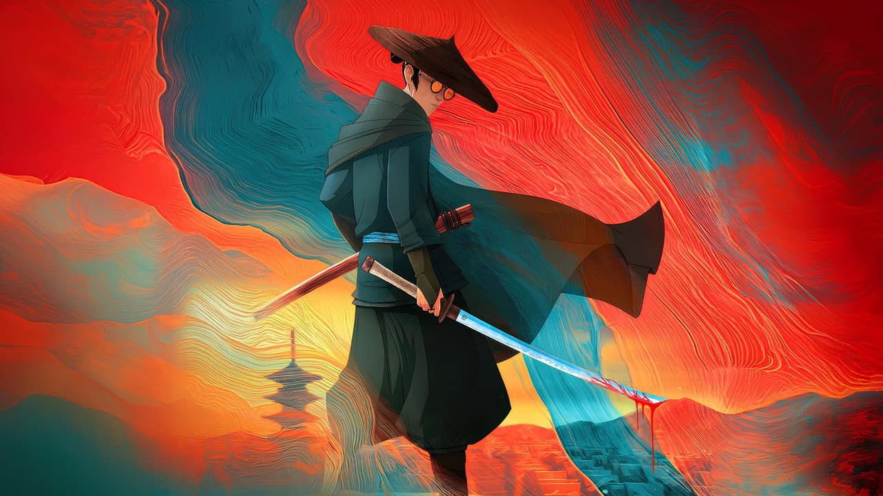 Szene aus Blue Eye Samurai