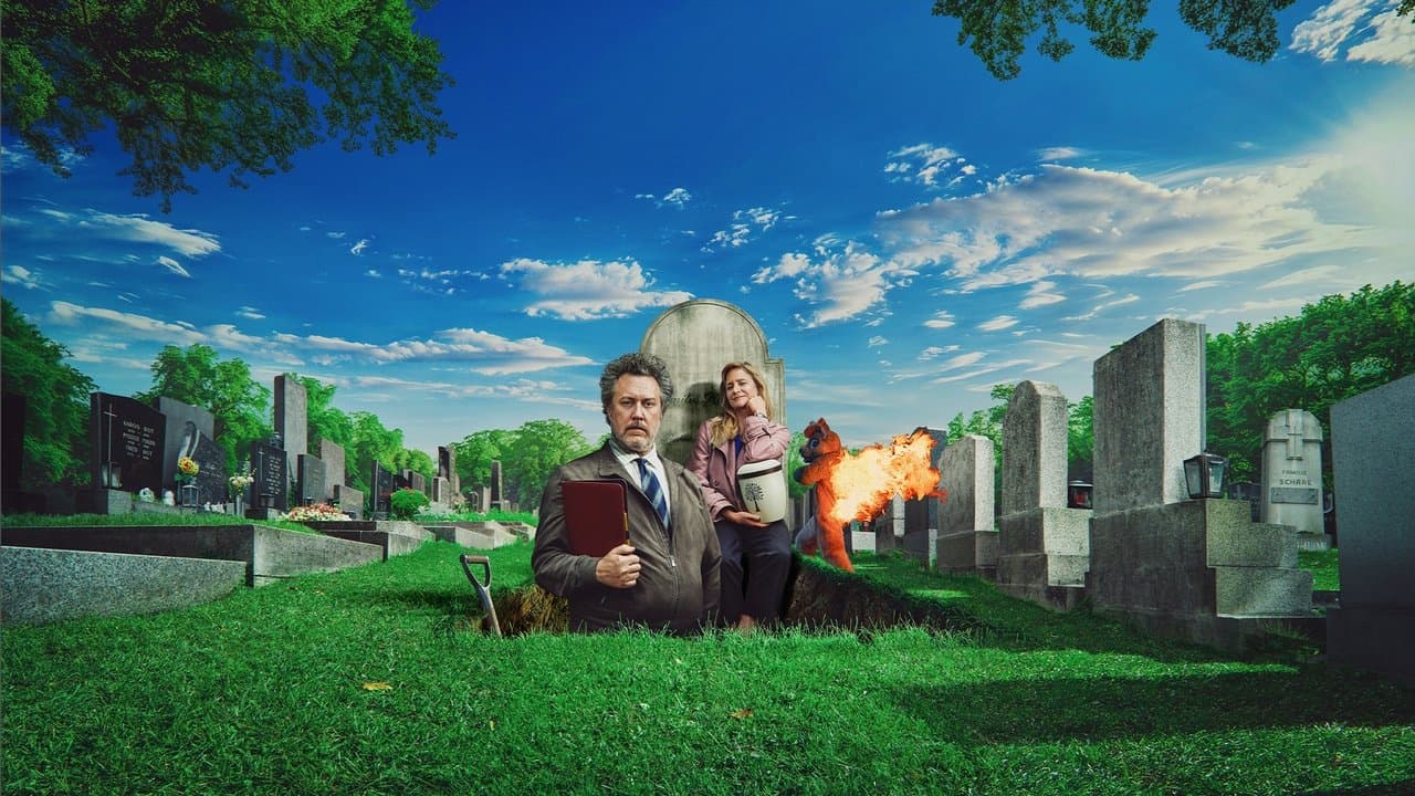 Szene aus Drunter & Drüber - Chaos auf dem Friedhof
