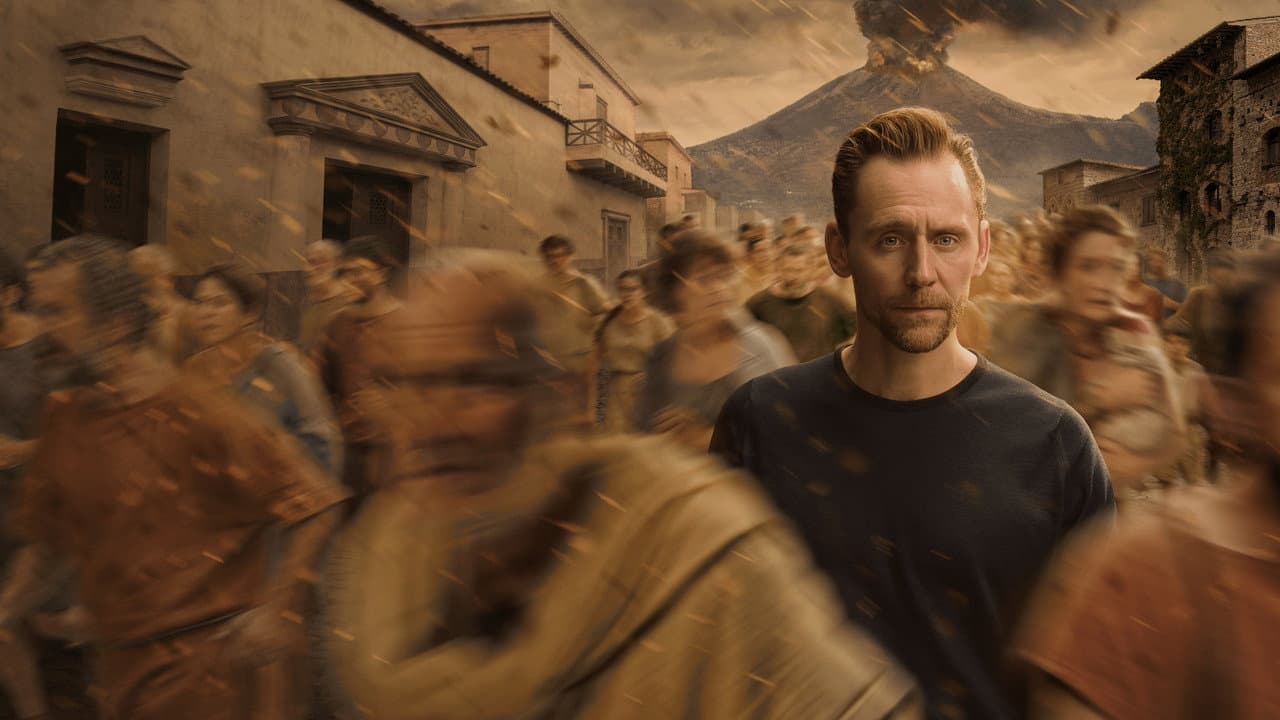 Szene aus Pompeji mit Tom Hiddleston