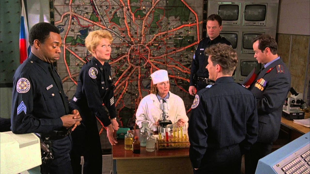 Szene aus Police Academy 7 - Mission in Moskau