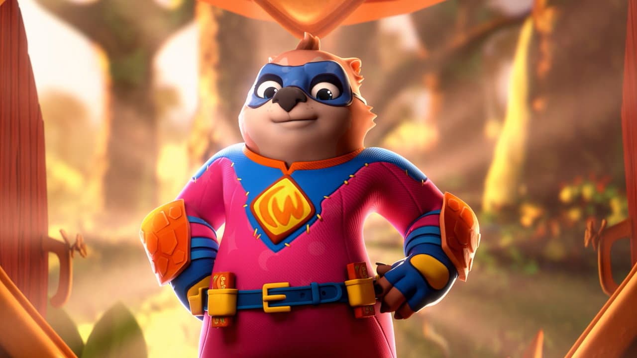 Szene aus Combat Wombat - Plötzlich Superheldin