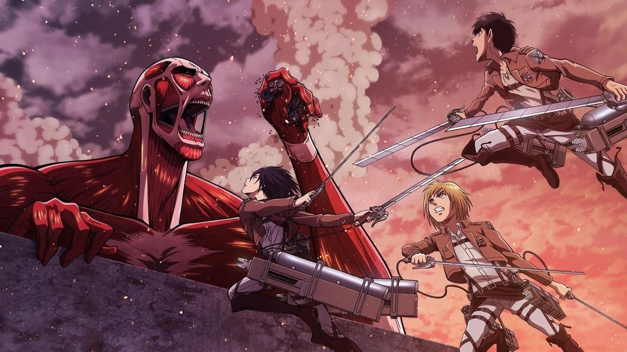 Szene aus Attack on Titan - Movie Teil 1: Feuerroter Pfeil und Bogen