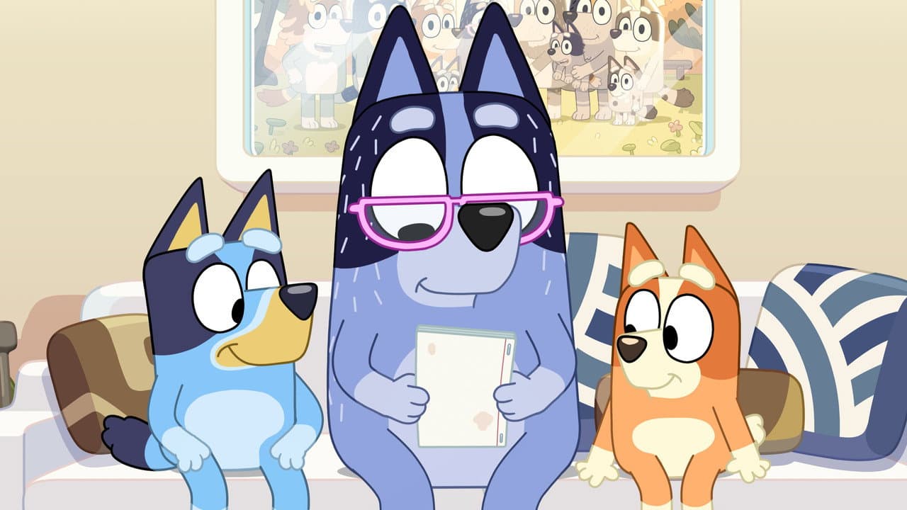 Szene aus Bluey Kurzgeschichten