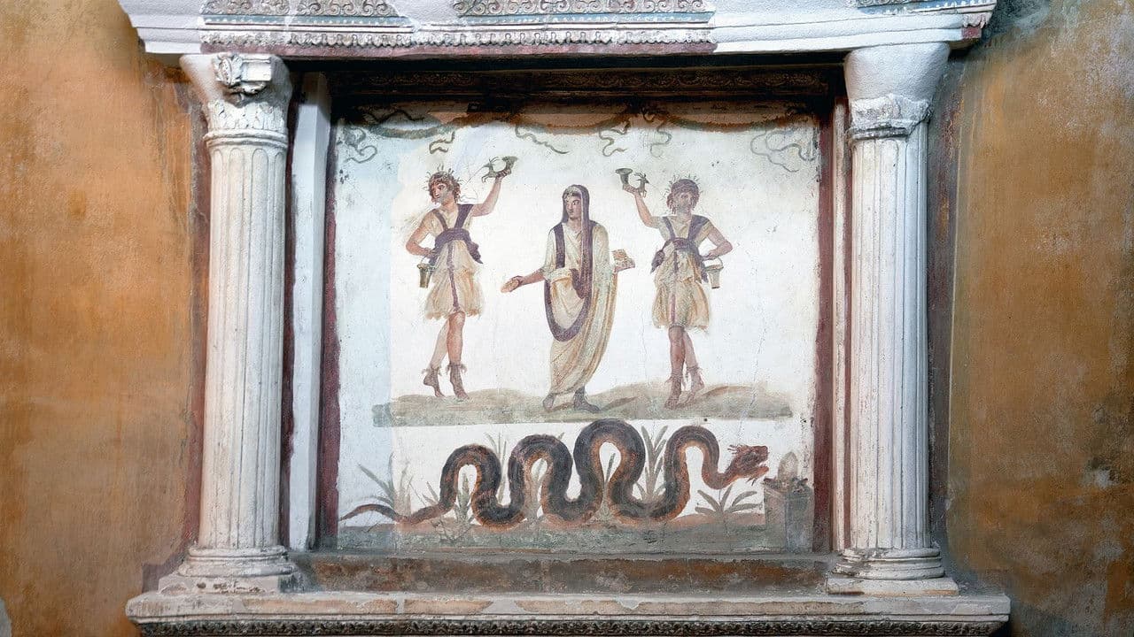 Szene aus Pompeji: Geschichte einer Katastrophe