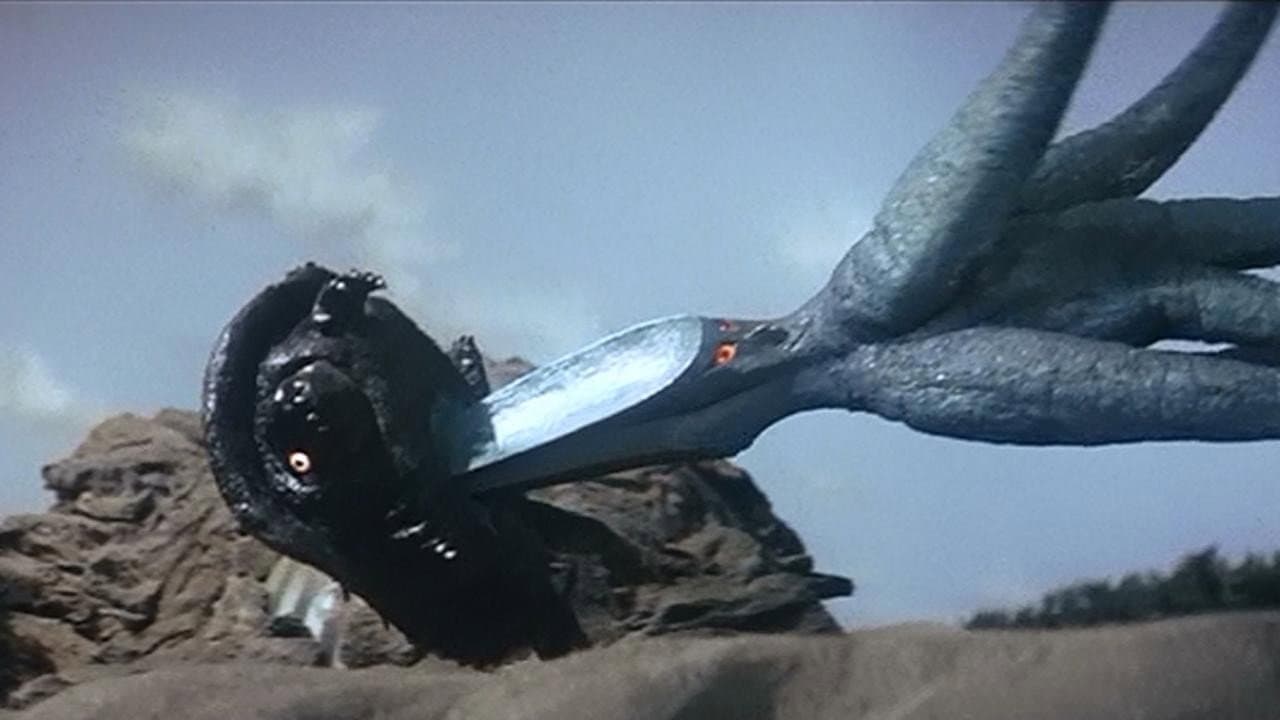 Szene aus Gamera gegen Viras - Frankensteins Weltraummonster greift an