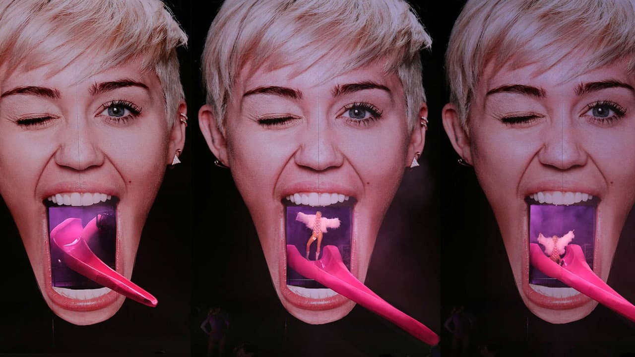 Szene aus Miley Cyrus: Bangerz Tour