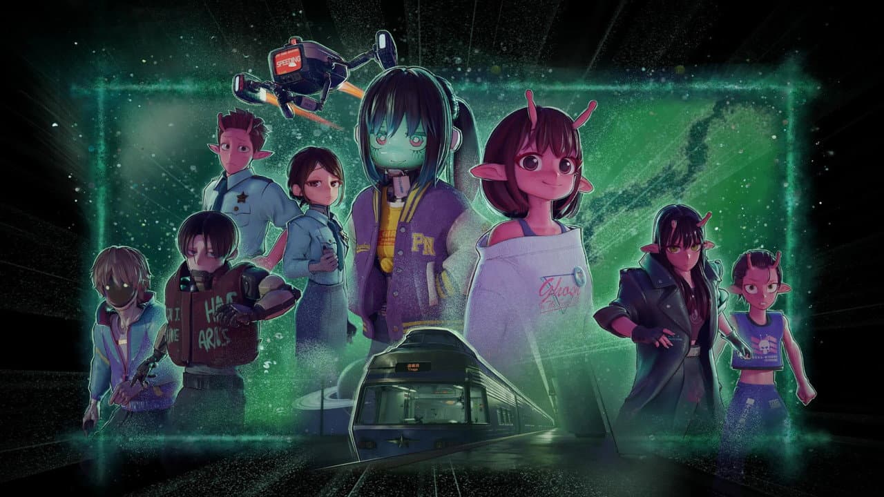 Szene aus Milky Subway: The Galactic Express - The Movie