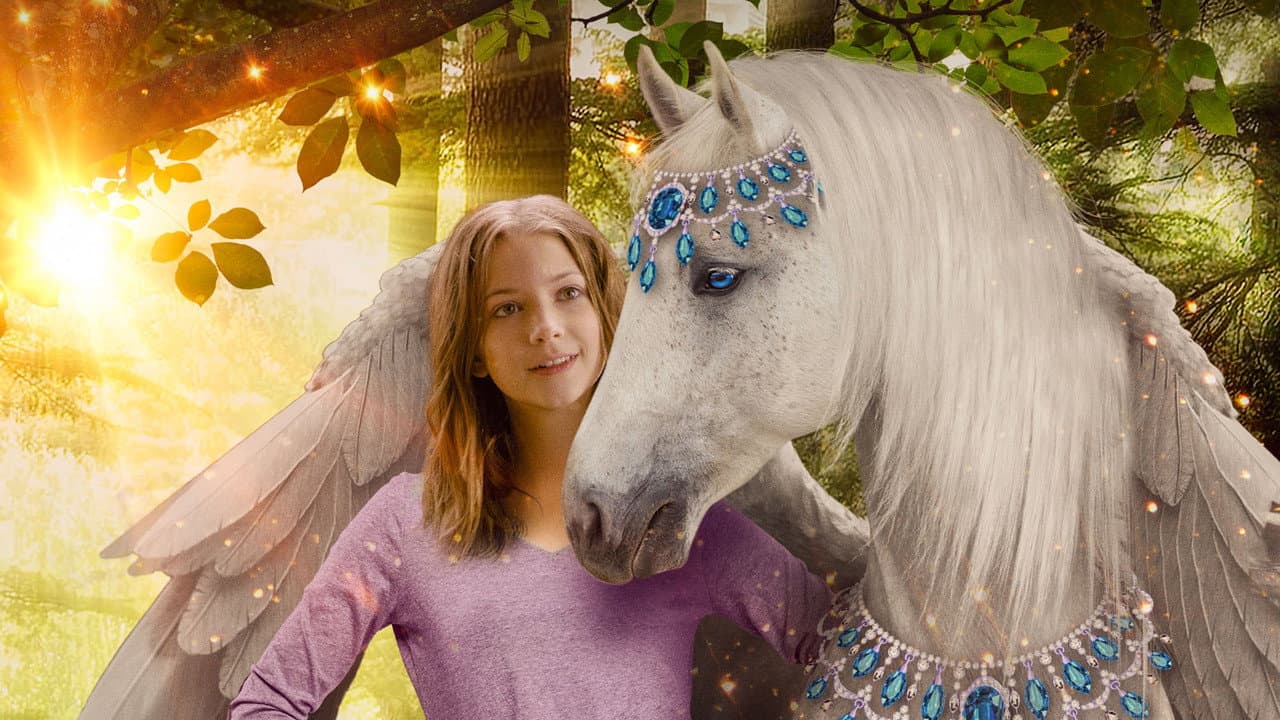 Szene aus Pegasus - Das Pferd mit den magischen Flügeln