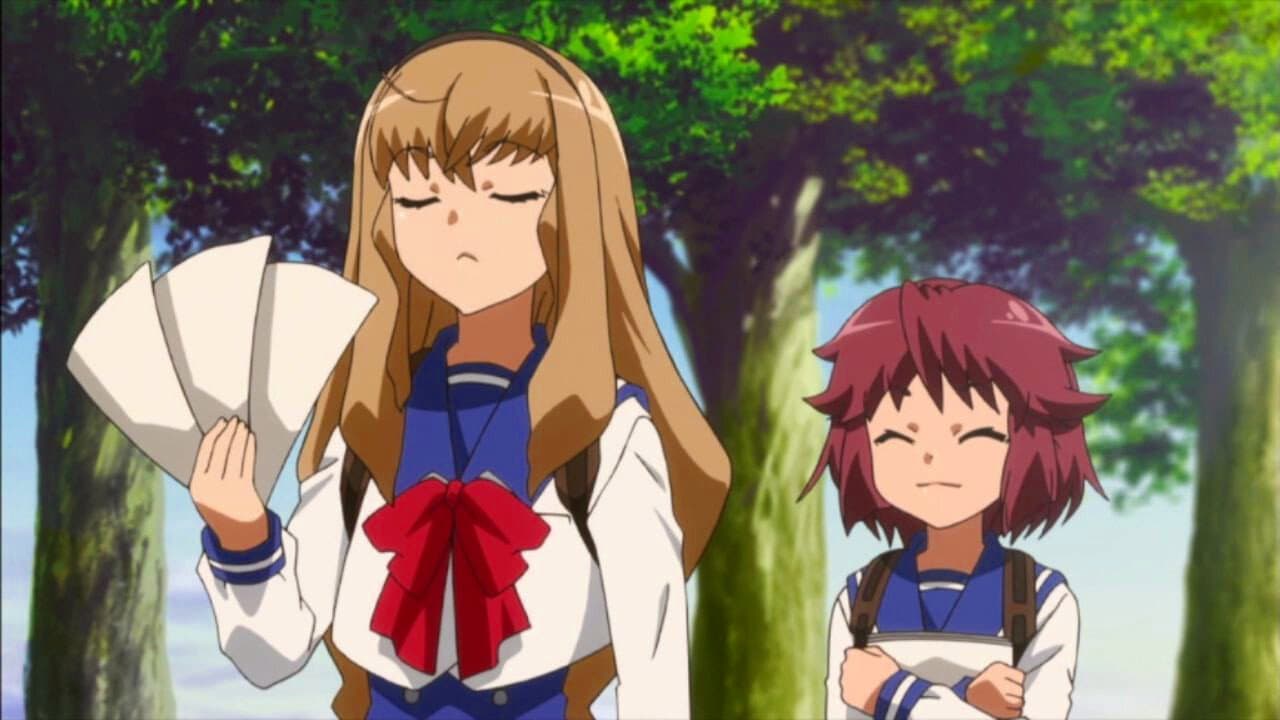Szene aus タイムトラベル少女～マリ・ワカと8人の科学者たち～
