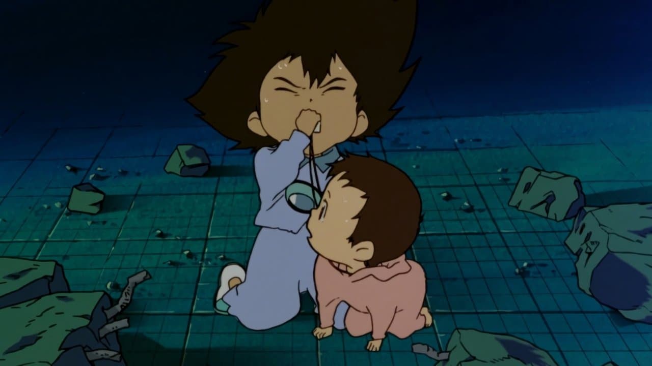 Szene aus Digimon Adventure