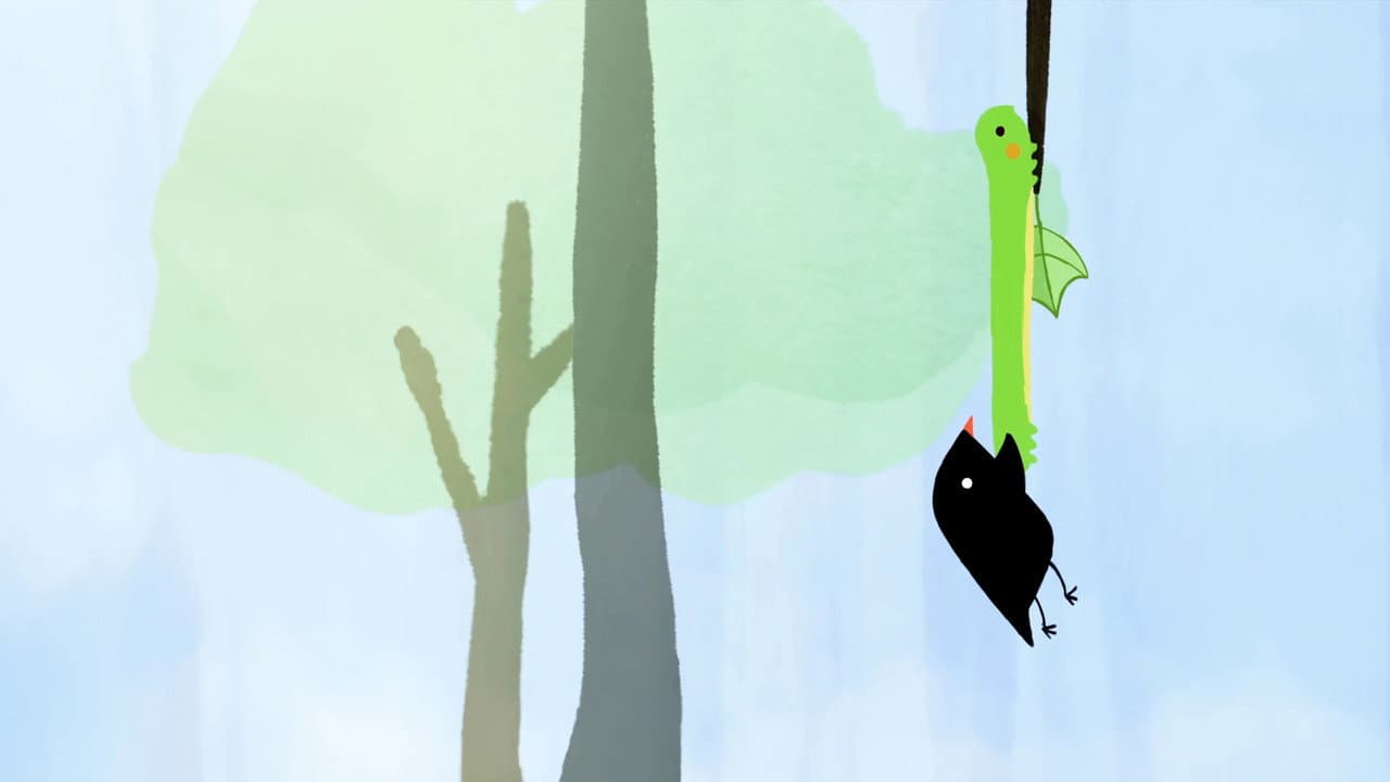 Szene aus Der kleine Vogel und die Raupe