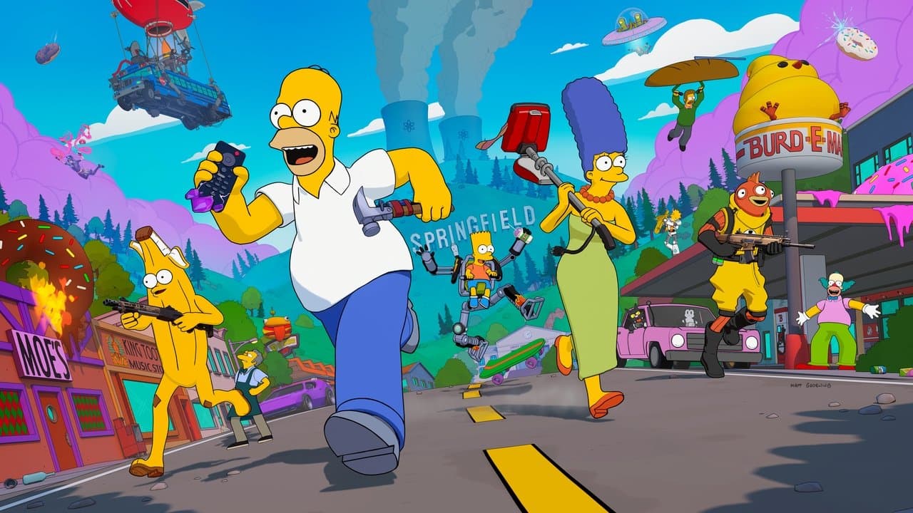Szene aus Fortnite x Simpsons