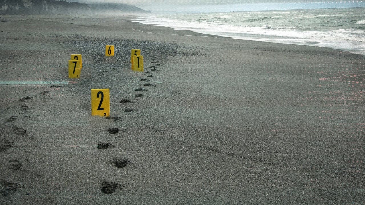 Szene aus Murdered: The Baby on the Beach