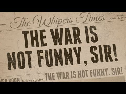 Trailer-Vorschau: The War Is Not Funny, Sir! - Wir schießen auch mit Worten