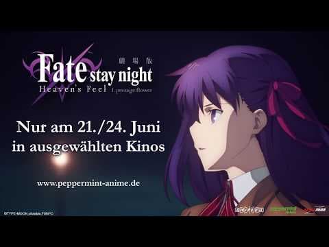 Trailer-Vorschau: Fate/stay night Heaven's Feel I -Presage Flower-