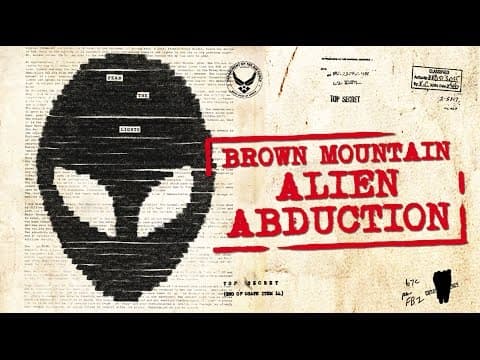 Trailer-Vorschau: Brown Mountain - Alien Abduction
